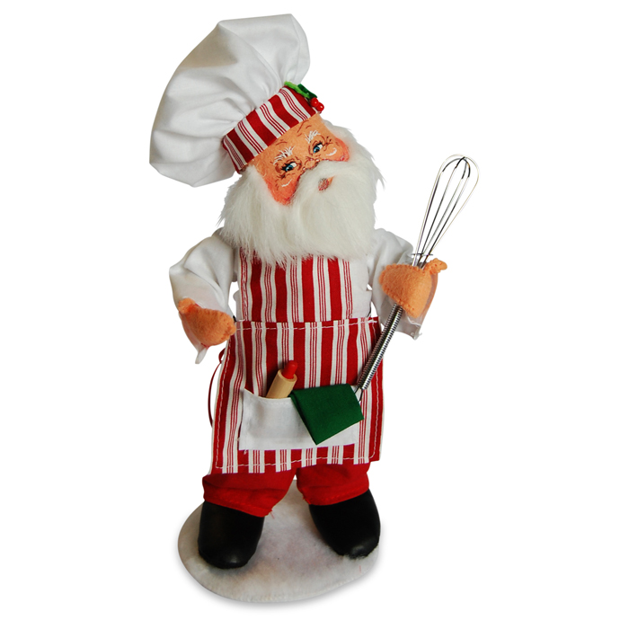 9-inch Christmas Chef Santa