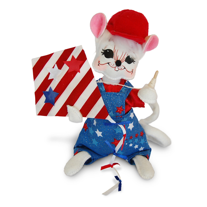 6-inch Patriotic Boy Mouse