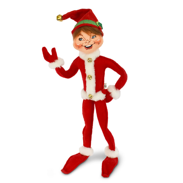 511418 14in Jinglebell Elf-Red-WEB