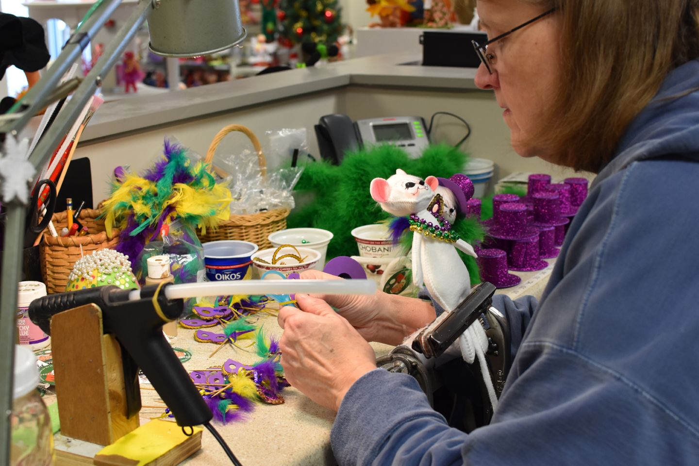 Making Mardi Gras Mouse