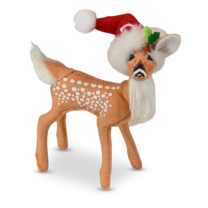 5 inch christmas swirl fawn