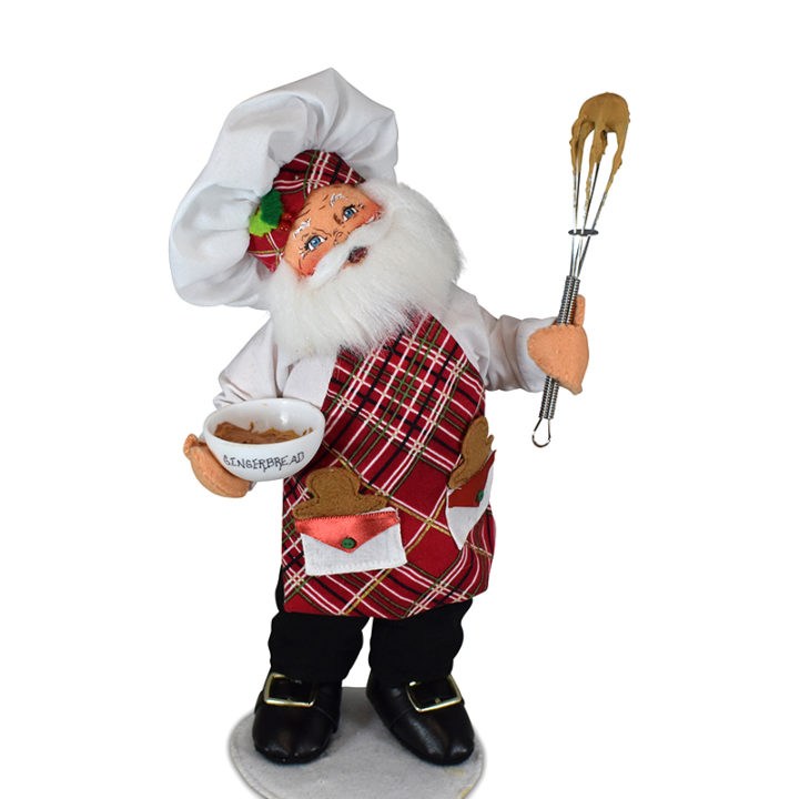 410820 9in Sugar and Spice Chef Santa