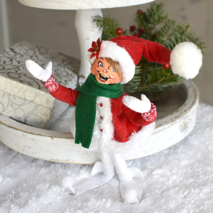 510423 9in Poinsettia Elf-L-WEB